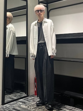 「HARE（ハレ）のアイテム」を使った、てんまさん（メンズ・178cm）の夏コーディネート