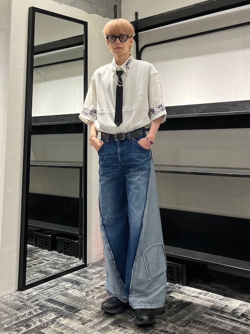 【SET UP対応】TOROMIシシュウシャツSS(HARE)