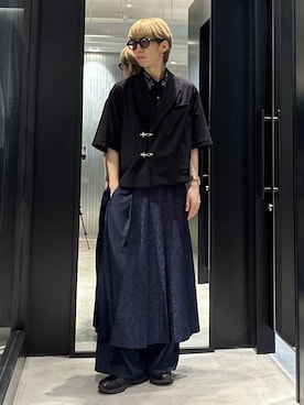 「HARE（ハレ）のアイテム（ジャケット/アウター）」を使った、てんまさん（メンズ・178cm）の夏コーディネート