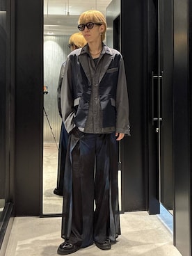 てんまさん（メンズ・178cm）の夏コーディネート