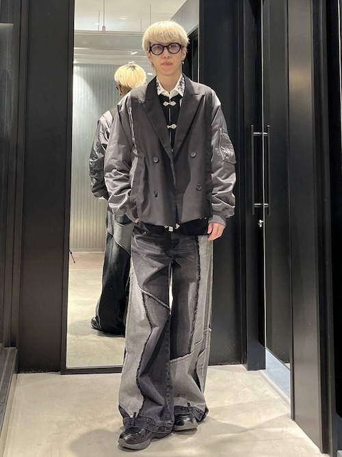 HARE ハレ　メンズデニムワイドパンツ セール】サイコウチクワイドデニムパンツ(HARE)（デニムパンツ）｜HARE