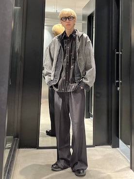 「HARE（ハレ）のアイテム（ジャケット/アウター）」を使った、てんまさん（メンズ・178cm）の春コーディネート