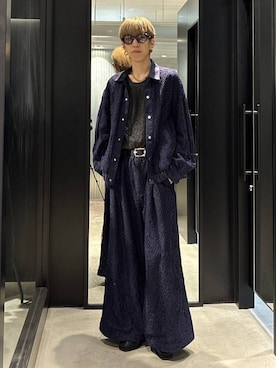 「HARE（ハレ）のアイテム（ブルゾン）」を使った、てんまさん（メンズ・178cm）の春コーディネート