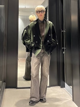 てんまさん（メンズ・178cm）の冬コーディネート