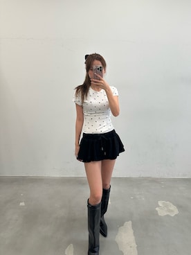 「HEIREN（ヘイレーン）のアイテム」を使った、きよさん（レディース・162cm）の春コーディネート