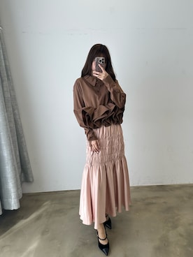 「VIOLETTA（ヴィオレッタ）のアイテム」を使った、きよさん（レディース・162cm）の春コーディネート