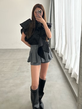「HEIREN（ヘイレーン）のアイテム」を使った、きよさん（レディース・162cm）の夏コーディネート