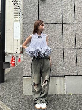 「HEIREN（ヘイレーン）のアイテム」を使った、きよさん（レディース・162cm）の春コーディネート