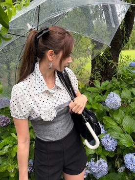 「HEIREN（ヘイレーン）のアイテム」を使った、きよさん（レディース・162cm）の夏コーディネート