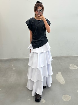 「HEIREN（ヘイレーン）のアイテム」を使った、きよさん（レディース・162cm）の春コーディネート
