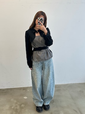 「HEIREN（ヘイレーン）のアイテム」を使った、きよさん（レディース・162cm）の秋コーディネート