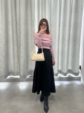 「VIOLETTA（ヴィオレッタ）のアイテム」を使った、きよさん（レディース・162cm）の春コーディネート