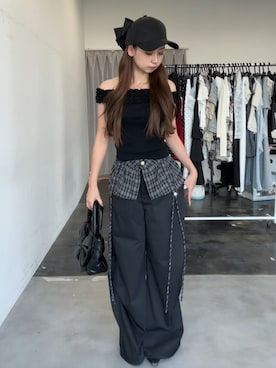 「HEIREN（ヘイレーン）のアイテム」を使った、きよさん（レディース・162cm）の夏コーディネート