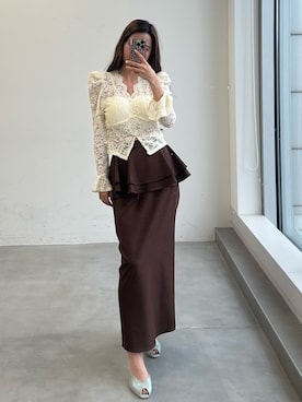「HEIREN（ヘイレーン）のアイテム」を使った、きよさん（レディース・162cm）の春コーディネート