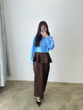 「VIOLETTA（ヴィオレッタ）のアイテム」を使った、きよさん（レディース・162cm）の春コーディネート