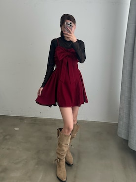 「アイテム（ワンピース/ドレス）」を使った、きよさん（レディース・162cm）の夏コーディネート