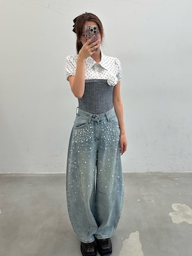 「HEIREN（ヘイレーン）のアイテム」を使った、きよさん（レディース・162cm）の春コーディネート