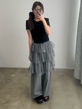 「HEIREN（ヘイレーン）のアイテム」を使った、きよさん（レディース・162cm）の夏コーディネート