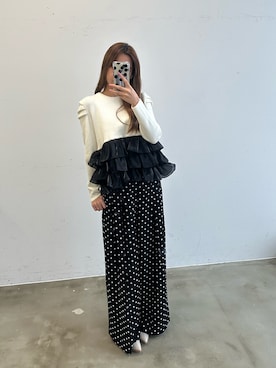 「HEIREN（ヘイレーン）のアイテム」を使った、きよさん（レディース・162cm）の秋コーディネート