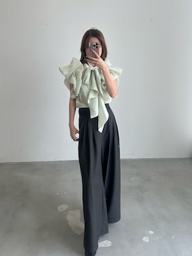 「HEIREN（ヘイレーン）のアイテム」を使った、きよさん（レディース・162cm）の夏コーディネート