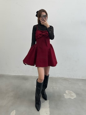 「HEIREN（ヘイレーン）のアイテム」を使った、きよさん（レディース・162cm）の春コーディネート