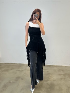 「HEIREN（ヘイレーン）のアイテム」を使った、きよさん（レディース・162cm）の春コーディネート