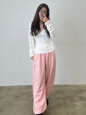 「アイテム（アンサンブル）」を使った、きよさん（レディース・162cm）の春コーディネート