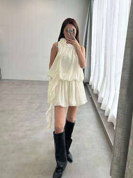 「HEIREN（ヘイレーン）のアイテム」を使った、きよさん（レディース・162cm）の夏コーディネート
