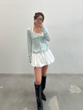 「アイテム（アンサンブル）」を使った、きよさん（レディース・162cm）の春コーディネート