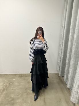 「VIOLETTA（ヴィオレッタ）のアイテム」を使った、きよさん（レディース・162cm）の春コーディネート