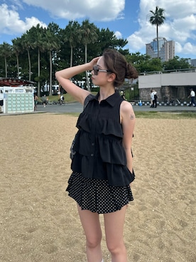 「HEIREN（ヘイレーン）のアイテム」を使った、きよさん（レディース・162cm）の夏コーディネート