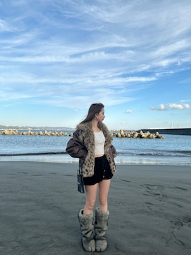 きよさん(レディース・162cm)の冬コーディネート