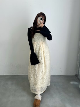 きよさん（レディース・162cm）の冬コーディネート