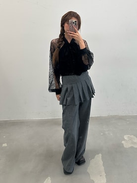 「HEIREN（ヘイレーン）のアイテム」を使った、きよさん（レディース・162cm）の春コーディネート