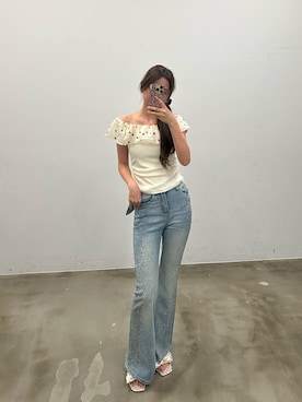 「HEIREN（ヘイレーン）のアイテム」を使った、きよさん（レディース・162cm）の夏コーディネート