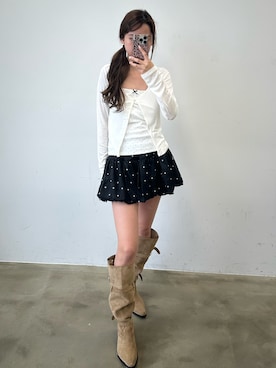 「アイテム（アンサンブル）」を使った、きよさん（レディース・162cm）の春コーディネート