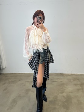 「HEIREN（ヘイレーン）のアイテム」を使った、きよさん（レディース・162cm）の春コーディネート