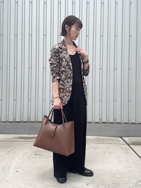 FUMIE TANAKA コーデュロイ テーラードジャケット FUMIE TANAKAのテーラードジャケットを使った人気ファッション