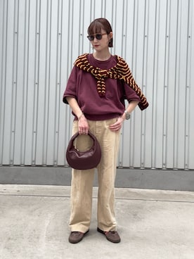 「サークルバッグ」｜satakeさん（レディース・163cm）の秋コーディネート