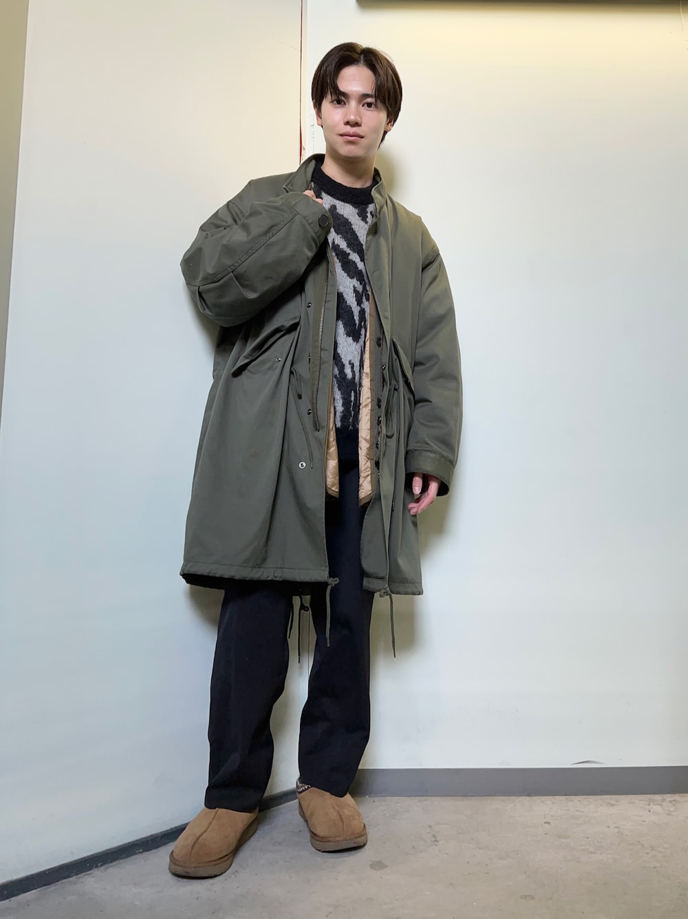定価17,600円　ユニセックス　ストレッチモヘヤプライムオーバーアウトシーム MAISON SPECIAL（メゾンスペシャル）の「《ユニセックスアイテム