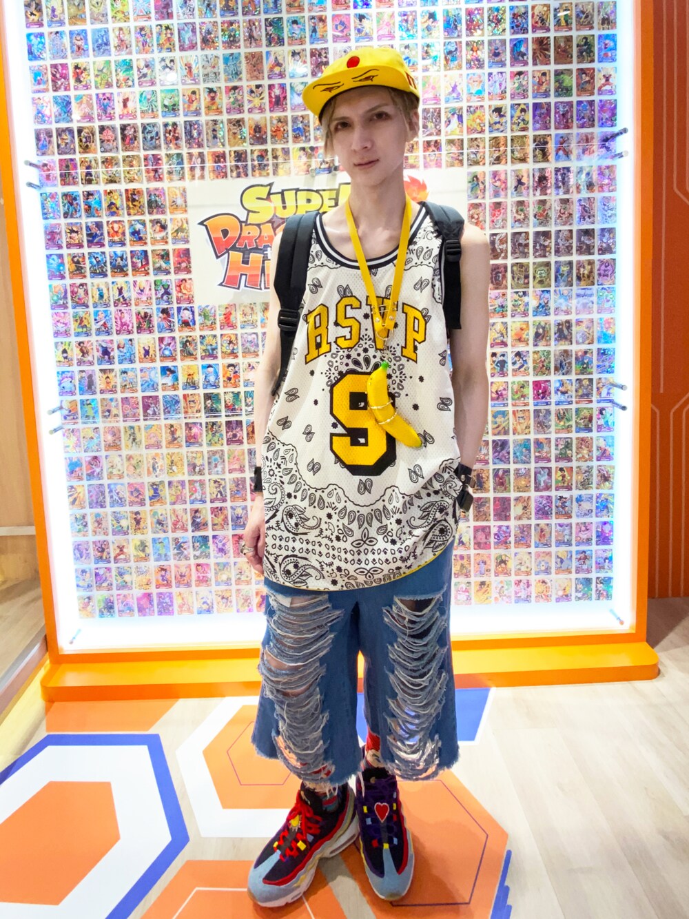 「夏休み、フェススタイル、夏のフェスコーデ」｜「devil666ishのアイテム（ネックレス、イエロー系）」を使った、shoutatthedevilさん（メンズ・173cm）の夏コーディネートの1枚目の写真