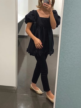 「Charles Chaton（シャルルシャトン）のアイテム（パンツ）」を使った、kurumiさん（レディース・158cm）の秋コーディネート