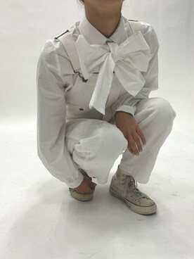 「Charles Chaton（シャルルシャトン）のアイテム（パンツ）」を使った、kurumiさん（レディース・158cm）の秋コーディネート