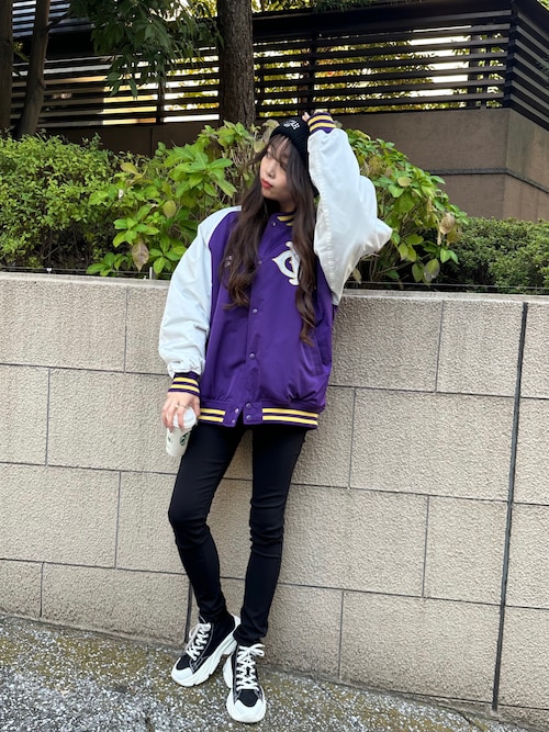 WEGO STAFFJunoさんのスタジャンを使ったコーディネート - ZOZOTOWN