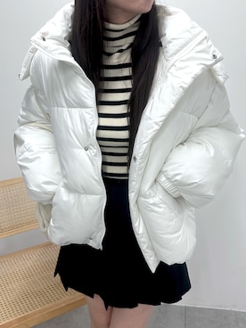 「韓国」｜「アイテム（ジャケット/アウター）」を使った、Junoさん（レディース・162cm）の秋コーディネート