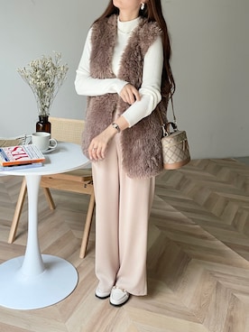 「OLUPIC（オルピック）のアイテム」を使った、Junoさん（レディース・162cm）の秋コーディネート