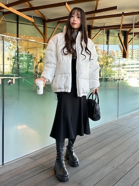 「OLUPIC（オルピック）のアイテム」を使った、Junoさん（レディース・162cm）の秋コーディネート