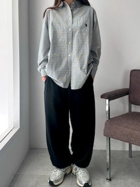 「チェック柄に恋してる」｜Junoさん（レディース・162cm）の冬コーディネート