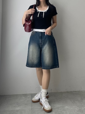 「WEGO（ウィゴー）のアイテム」を使った、Junoさん（骨格ウェーブ・レディース・162cm）の春コーディネート