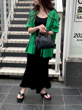 「ANGIE（アンジー）のアイテム」を使った、Junoさん（レディース・162cm）の夏コーディネート